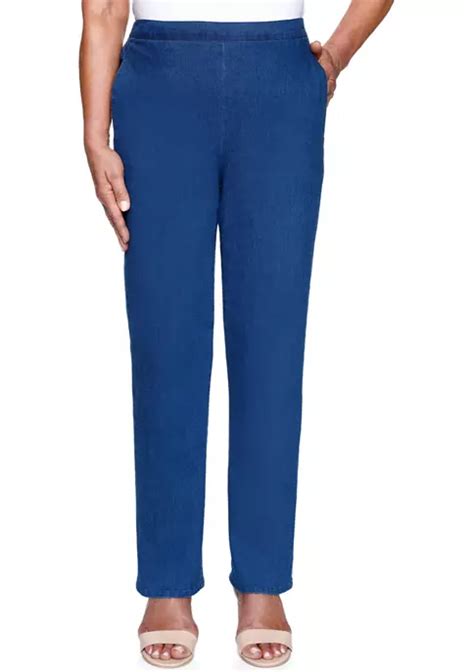 Alfred Dunner Women's Lazy Daisy Proportioned Medium Pants | belk