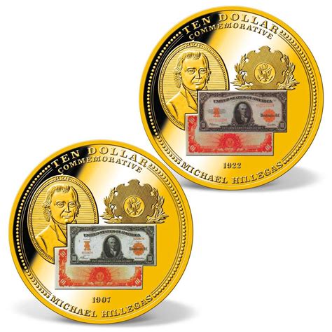 Gold Certificates of the United States Commemorative Coin Set | Gold-Layered | Gold | American Mint