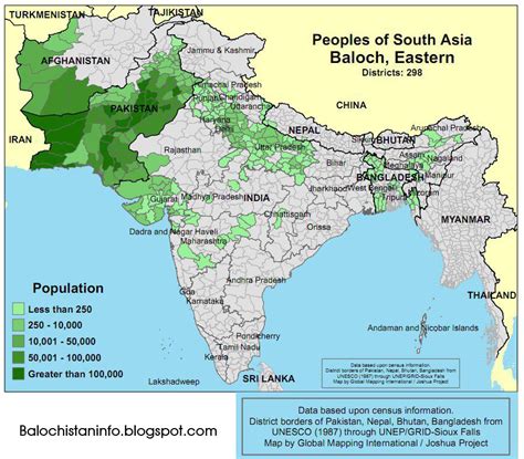 Baloch Population in South Asia | Balochistan Info