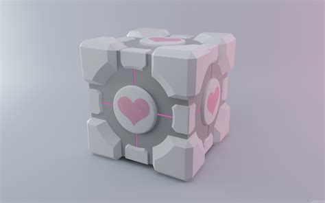 Companion Cube by linkitch on DeviantArt