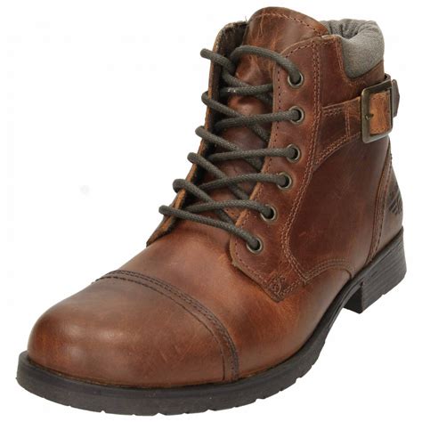 Red Tape Ankle Boots Real Leather Lace Up Desert Military - Men's Footwear from Jenny-Wren ...