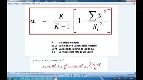 Calculo Alfa De Cronbach, excel paso a paso, manual, programa SPSS21 ...