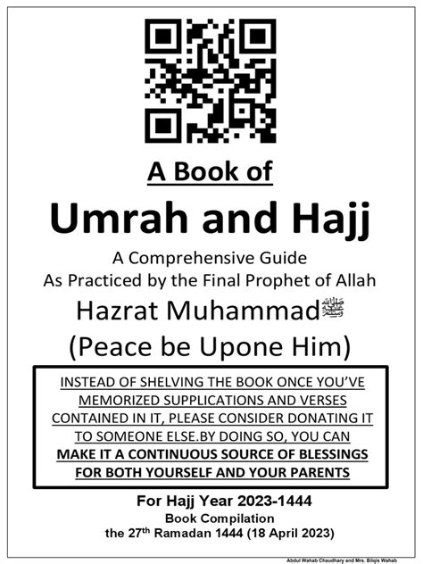 The Best Hajj Umrah Guide in English | PDF | Hajj | Islamic Ethics