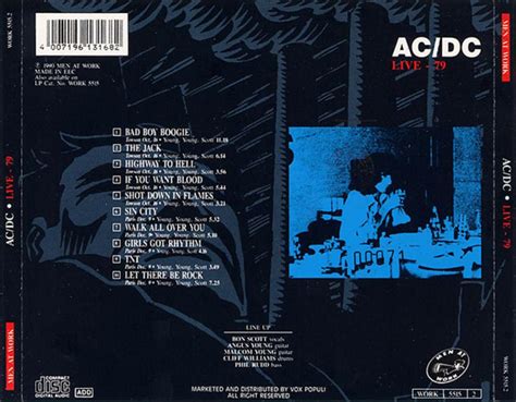 AC/DC – LIVE 1979 – ACE BOOTLEGS