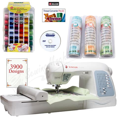 Singer Futura XL-400 Quartet 4-in-1 Sewing & Embroidery Machine w ...