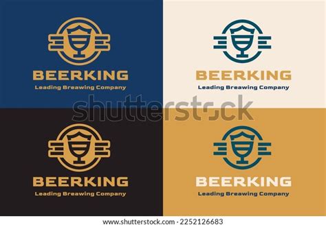 Brewery Logo Design Vector Illustration Stock Vector (Royalty Free ...