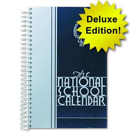 National School Calendar by Riegle Press RIENSCDELUXE | OnTimeSupplies.com