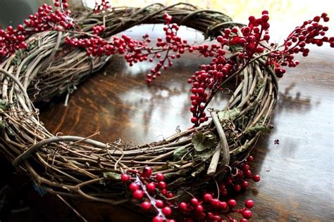 DIY Red Berry Wreath on the Cheap! - The Creek Line House