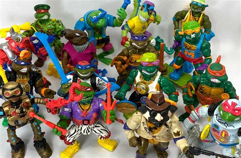 Vintage Signed TMNT Toys with Original Weapon Trees – Kevin Eastman Studios