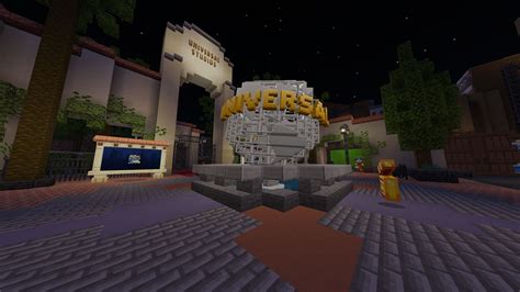 How to visit Universal Studios Hollywood in Minecraft