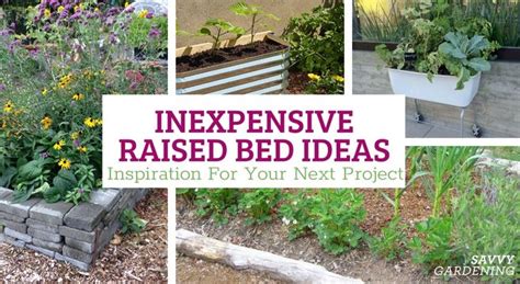 Inexpensive Raised Garden Bed Ideas: DIY Inspiration