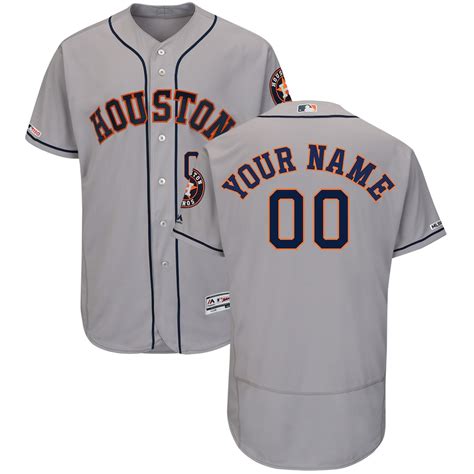 Houston Astros Majestic Road Flex Base Authentic Collection Custom ...