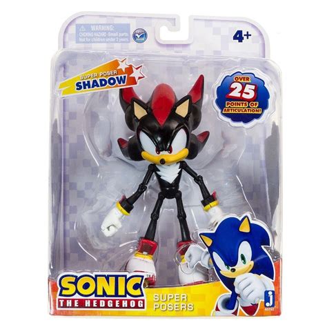 Sonic The Hedgehog 20th Anniversary Super Posers Shadow Action Figure ...