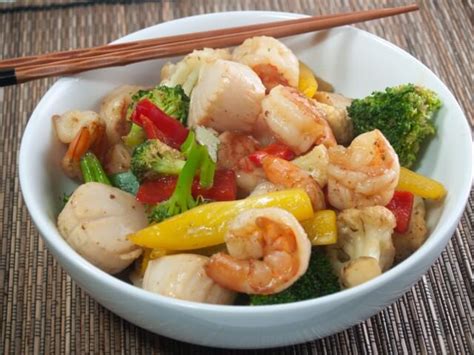 Saucy Seafood Stir-Fry Recipe | CDKitchen.com