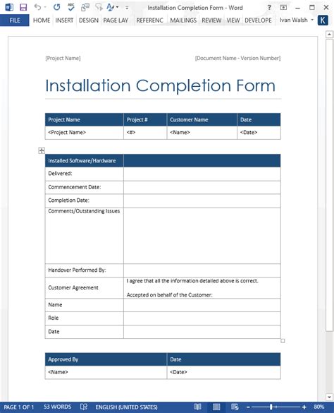 Free Software Installation Guide Template - Printable Templates