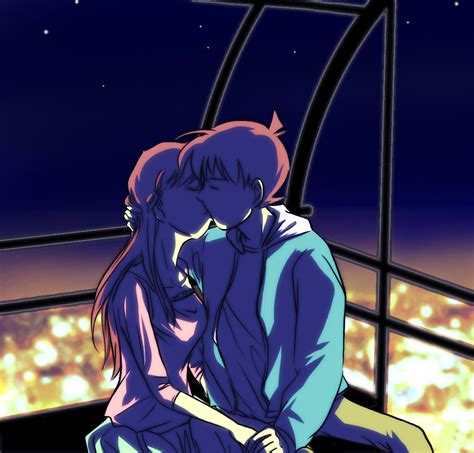 Fondo de pantalla pareja, beso, arte, amor, anime HD: Widescreen: alta definición: pantalla completa