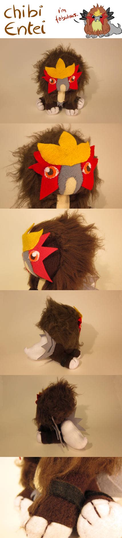 Chibi Entei Plush by Luminous-Luchador on DeviantArt