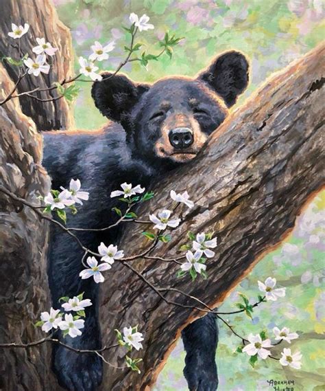 Abraham Hunter Gallery » Infinity Fine Art | Bear paintings, Wildlife art, Bear art