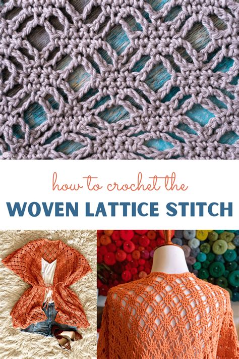 How to Crochet the Woven Lattice Stitch - Heart Hook Home