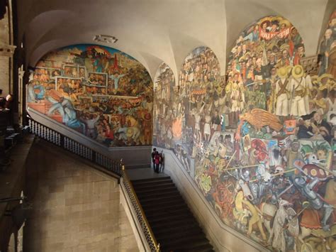 The History of Mexico, Diego Rivera, wall painting History, National ...