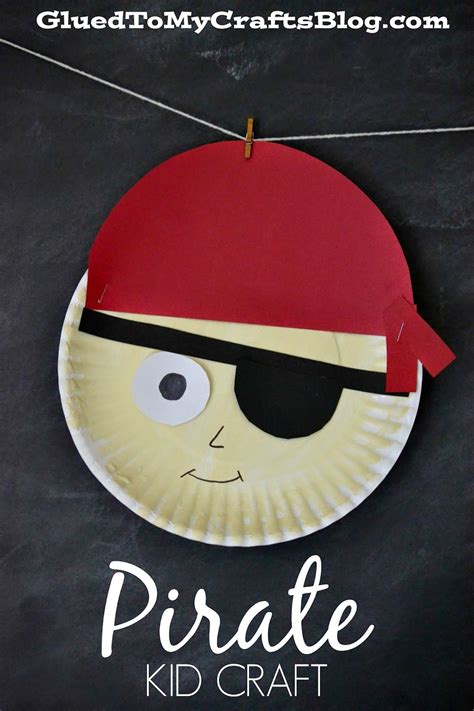 Glued to my Crafts: Pirate {Kid Craft} | Pirate crafts kids, Pirate kids, Pirate crafts