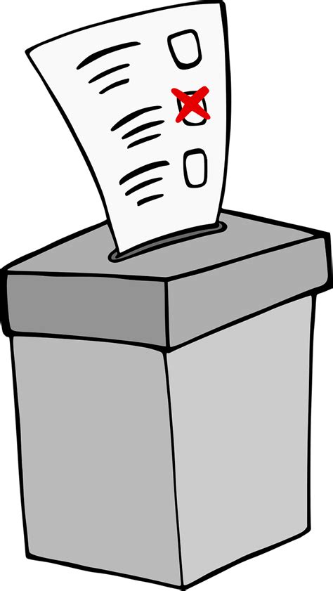 Download Ballot Box, Elections, Vote. Royalty-Free Vector Graphic - Pixabay