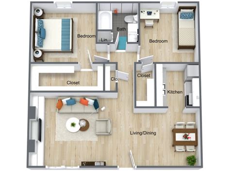 Northgate | 2 Bed Apartment | Country Club Place Apartments