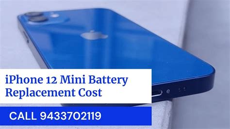 iPhone 12 Mini Battery Replacement Cost In Kolkata