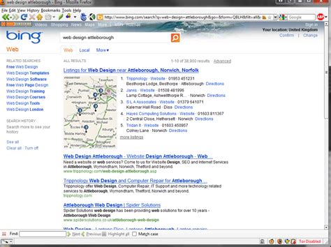 Attleborough Web Design - Top spot on Bing! - Trippnology