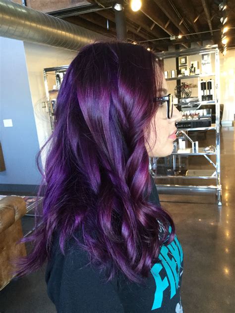 Bright purple hair color. Purple hair | Purple hair, Bright purple hair, Hair color purple