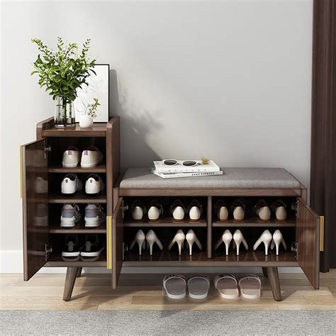 Shoe Storage Cabinet Bench