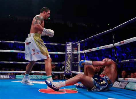 Photos: Usyk Secures a Brutal Knockout of Bellew - HUGE Gallery ...