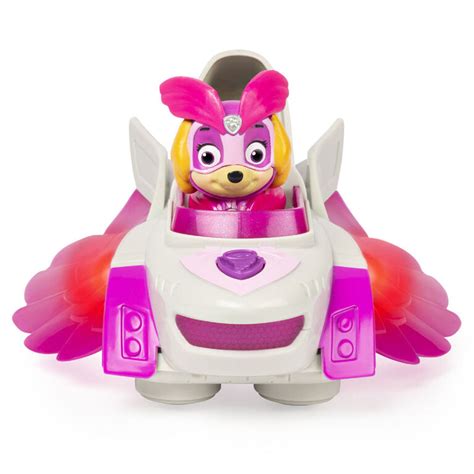 PAW Patrol, Mighty Pups Charged Up Skye's Deluxe Vehicle with Lights ...