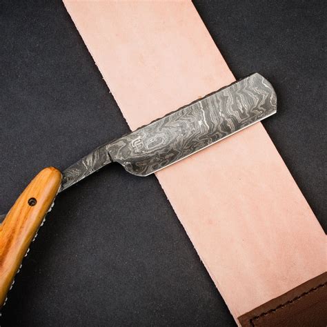 Leather Sharpening Strap | Straight blade razor, Straight razor, Strop