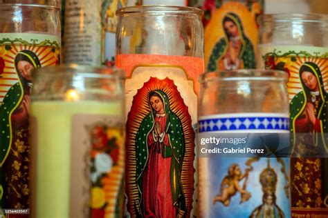 A Collection Of Catholic Prayer Candles High-Res Stock Photo - Getty Images