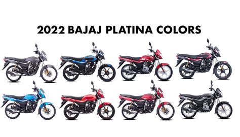 2022 Bajaj Platina Colors: Blue, Red, Black - GaadiKey