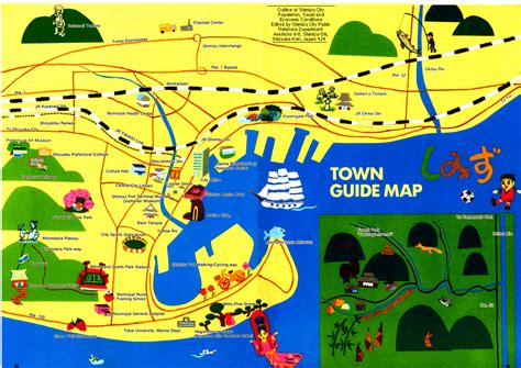 Childrens Guide to Shimizu City Japan Map - Shimizu City JAPAN • mappery