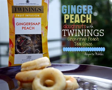 Anyonita Nibbles | Gluten Free Recipes : Gluten Free Ginger Peach Doughnuts with Twinings ...