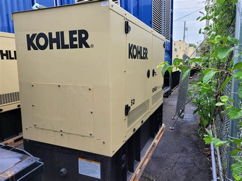 New 50 kW Kohler 50REOZK Diesel Generator – Steel sound enclosure - EPA Tier 3 - Woodstock Power