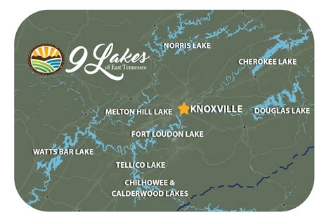 Lakes Of Tennessee Map - Ricky Christal