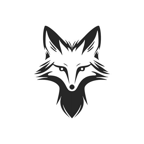 Fox logo, black and white, to make your brand look stylish and polished ...