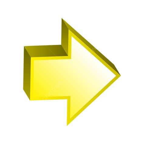 Yellow Arrow Vector Hd Images, Yellow Arrow, Arrow, Blue, Business PNG ...