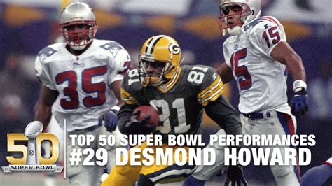 #29: Desmond Howard Super Bowl XXXI Highlights | Top 50 Super Bowl Performances | NFL - YouTube