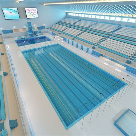 3d olympic sport swimming pool | Colegios arquitectura, Edificio escolar, Piscina olimpica