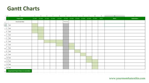 Gantt Chart Excel Documents & Softwares