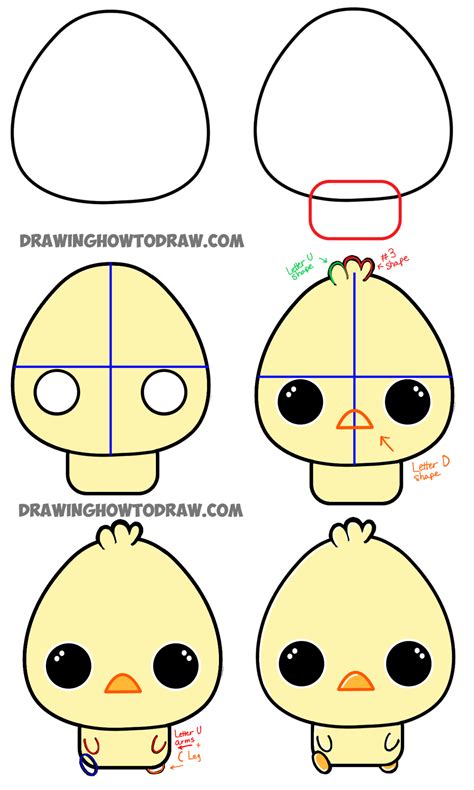 Draw Cute Baby Animals – How to Draw Step by Step Drawing Tutorials | Baby animal drawings, Easy ...