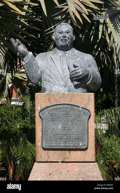 Statue of Sir Milo Broughton Butler in Nassau Bahamas Stock Photo - Alamy