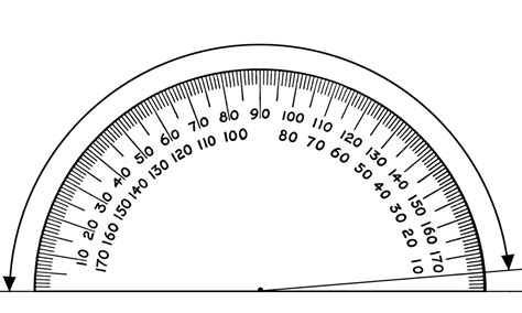 Protractor, 170 Degrees | ClipArt ETC