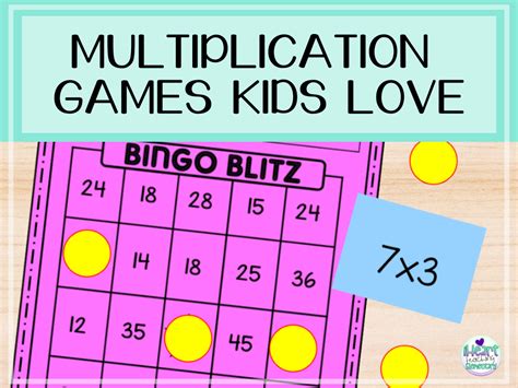 easy low prep printable multiplication games free - free printable ...