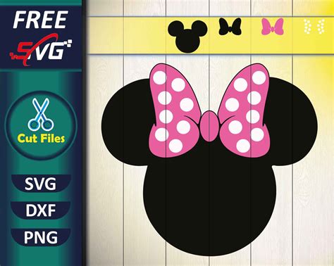 Minnie Mouse silhouette SVG Free - Free SVG Files